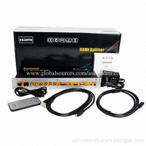 VGA+AV+RGB+HDMI+MHL+USB+RJ45+RJ11 to HDMI Converter, All to HDMI Converter